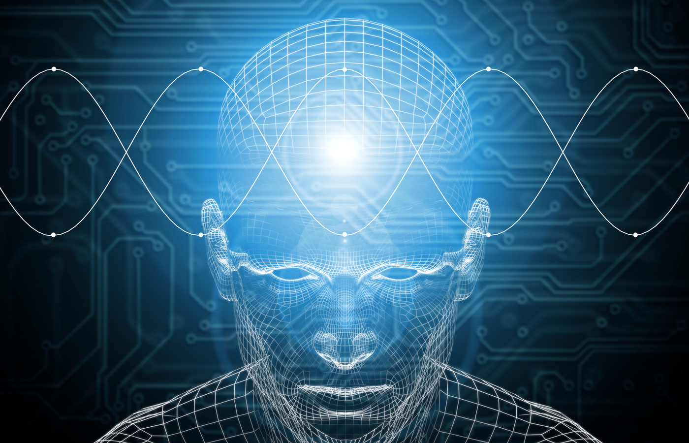 Illustration du cerveau humain pendant le sommeil profond, consolidation de la mémoire et nettoyage neuronal — Inné